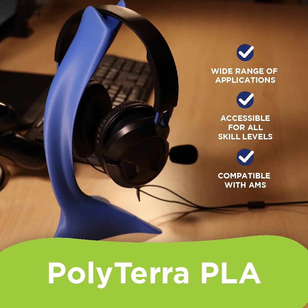 Polymaker Matte Pla Filament Arctic Teal 1.75Mm 1Kg 3D Printing Filament, Polyterra 3D Printer Pla Filament