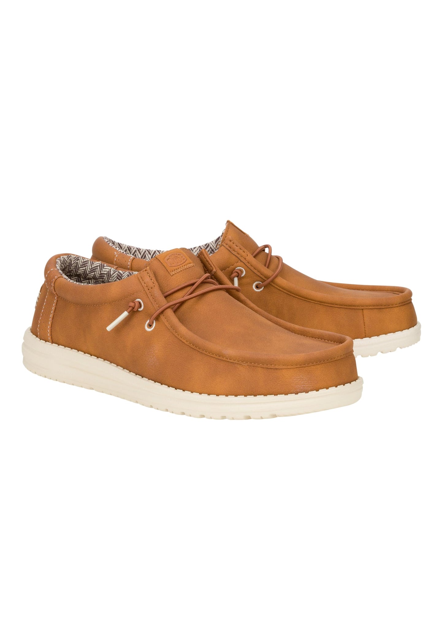 HEYDUDE Men's Wally Classic Tan Size 8, Men’s Shoes, Men's Slip-on Loafers, Comfortable & Light-Weight