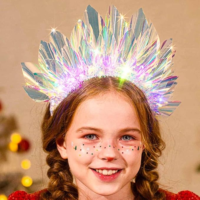 DRESBE Light Up Headband LED Headbands Glow Party Hair Accessories for Girls