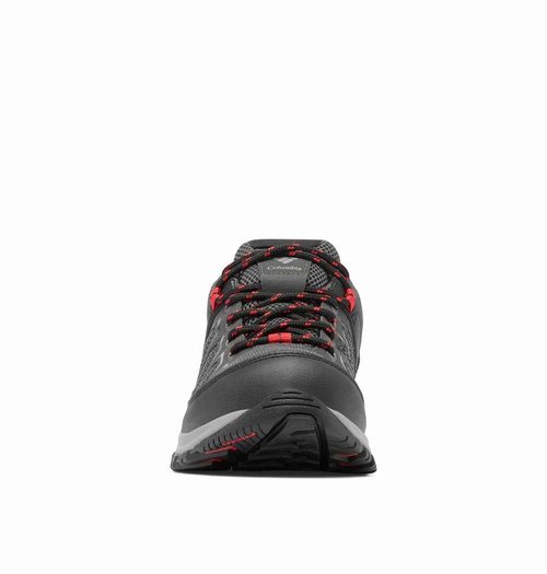 Columbia Men's Granite Trail Waterproof, Shark/Mountain Red, 14