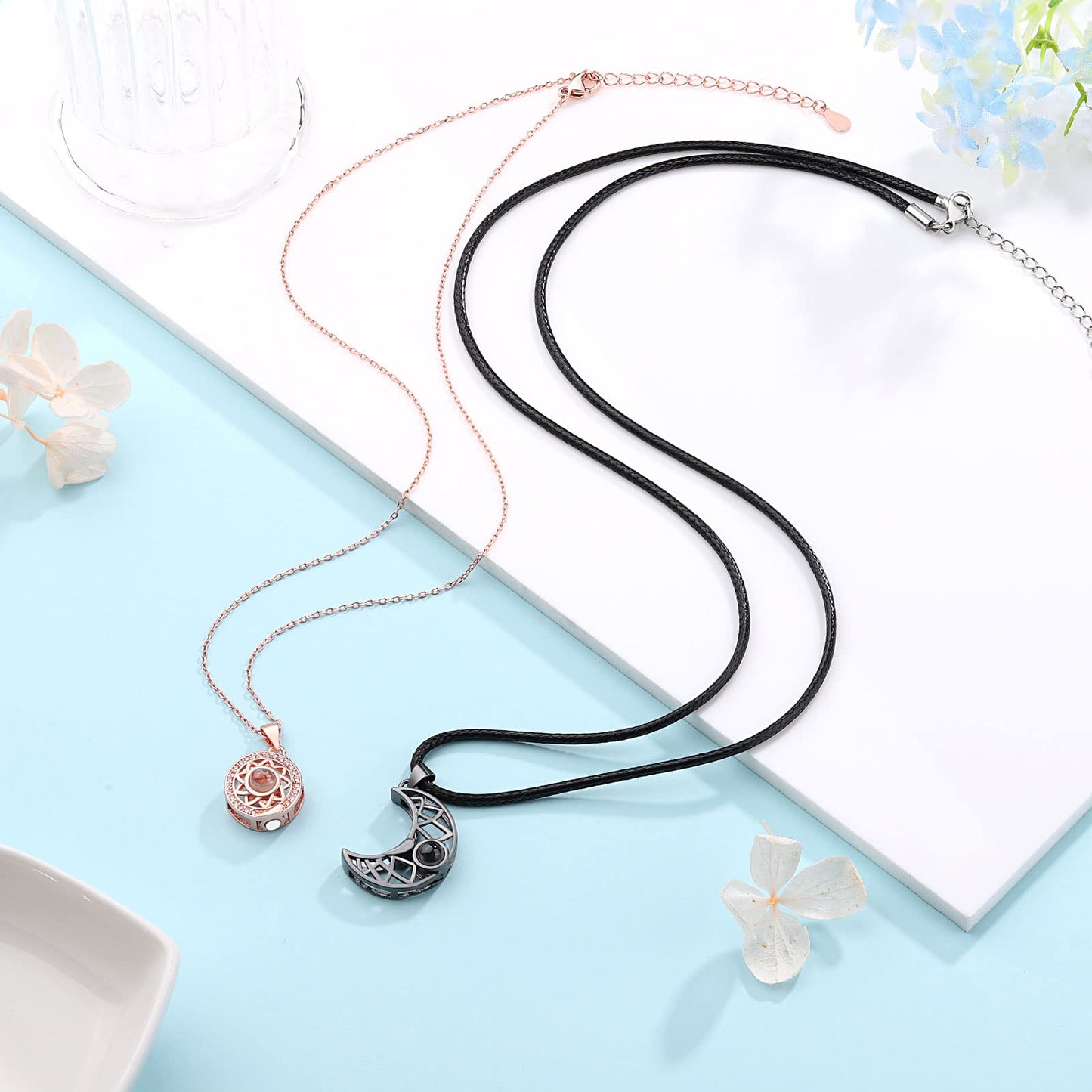 UPROMI Necklace for Boyfriend BF Meaningful Cute Anniversary Valentines Christmas Long Distance Relationship Gifts
