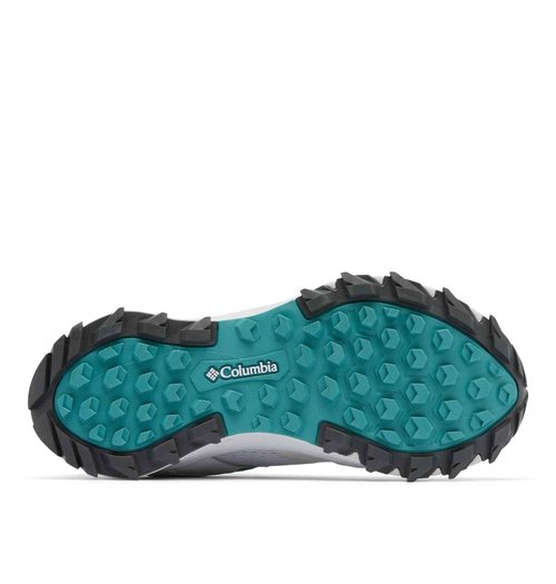 Columbia Womens Peakfreak Hera Outdry Waterproof Hiking Shoe, Cumulus Grey/Teal, 10