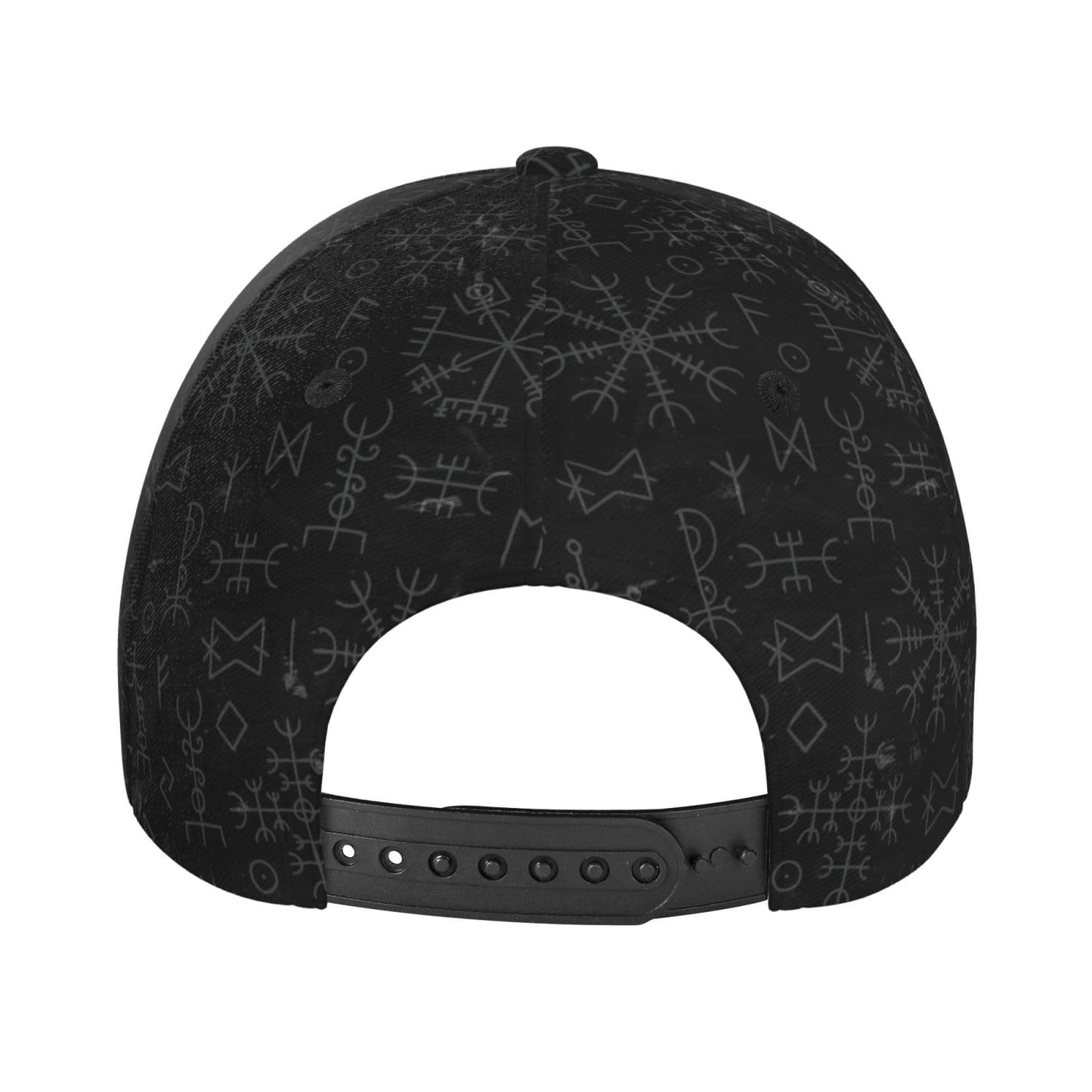 THE PIRATE KING Anime Pirate Captain Baseball Cap Skull Print Hat Halloween Baseball Cap Adjustable for Men and Women Black