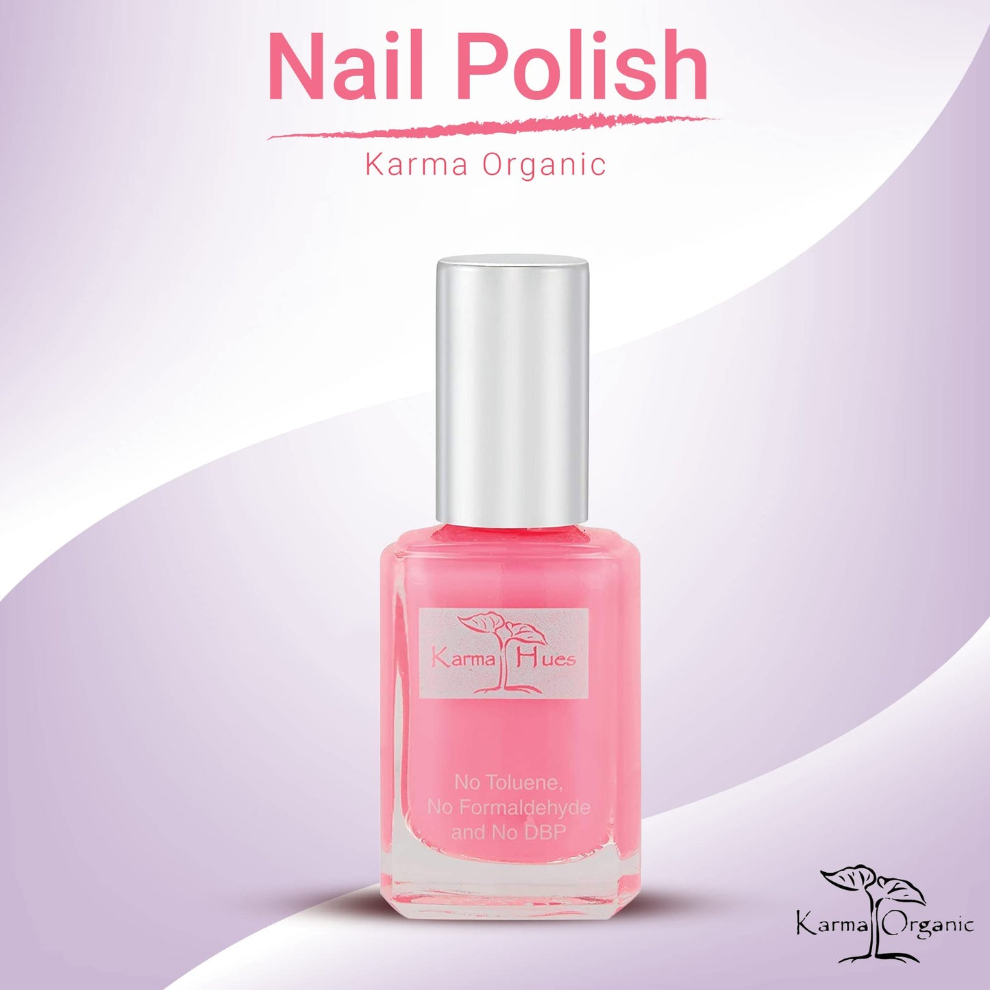 karma organic Natural Nail Polish-Non-Toxic Nail Art, Vegan and Cruelty-Free Nail Paint (BOSS DEBBIE)