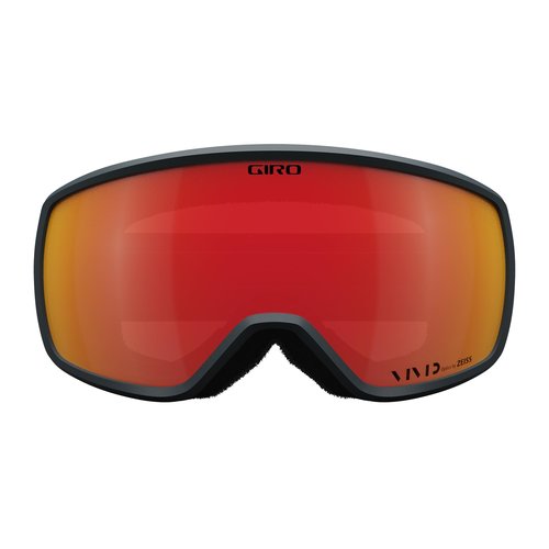Giro Adult and Youth Balance II Ski and Snowboard Goggles - Dark Shark Streaker Strap with Vivid Ember Lens