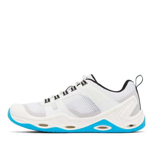 Columbia Men's PFG Pro Sport, White/Ocean Blue, 9