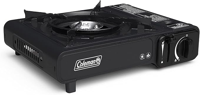 Coleman Classic 1-Burner Butane Stove, Portable Camping Cooktop with Carry Case & InstaStart Ignition, Adjustable Burner w...