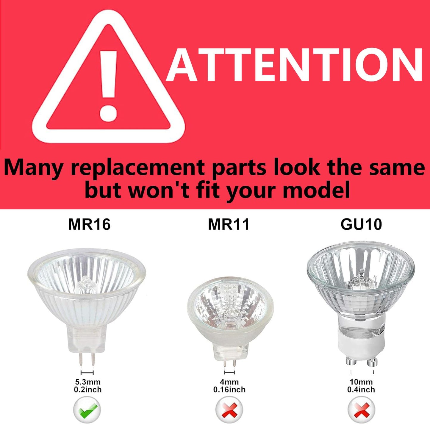 SANSUN 5W MR16 LED Landscape Light Bulbs, Low Voltage 12V Outdoor Landscape Spotlight and Indoor Track Light, GU5.3 Bi-Pin Base, Soft White 3000K, Non-Dimmable, (Pack of 4)