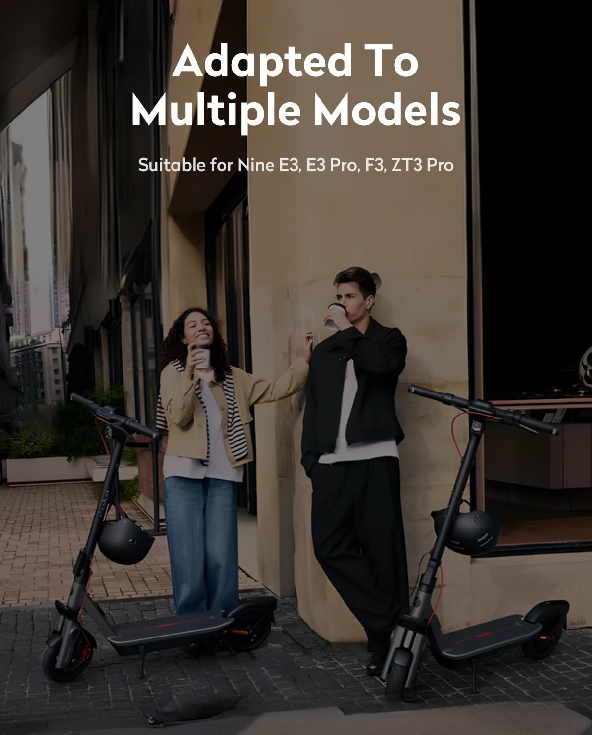 Electric Scooter seat Accessories are Compatible with The Segway Ninebot F3/E3/E3Pro/FNinebot ZT3 Pro Scooter, with Thickened Soft seat Cushions and Original Parts for ZT3 Seats and Bag Accessories