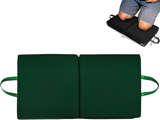 OFiSEXPT Kneeler Pad,Gardening Knee Pads, Garden Knee Support Board,Kneeling Pad for Gardening, Exercise, Cleaning, & Mechanic Work,Extra Thick Memory Foam Kneeling Pad for Bathing Yoga (Green)