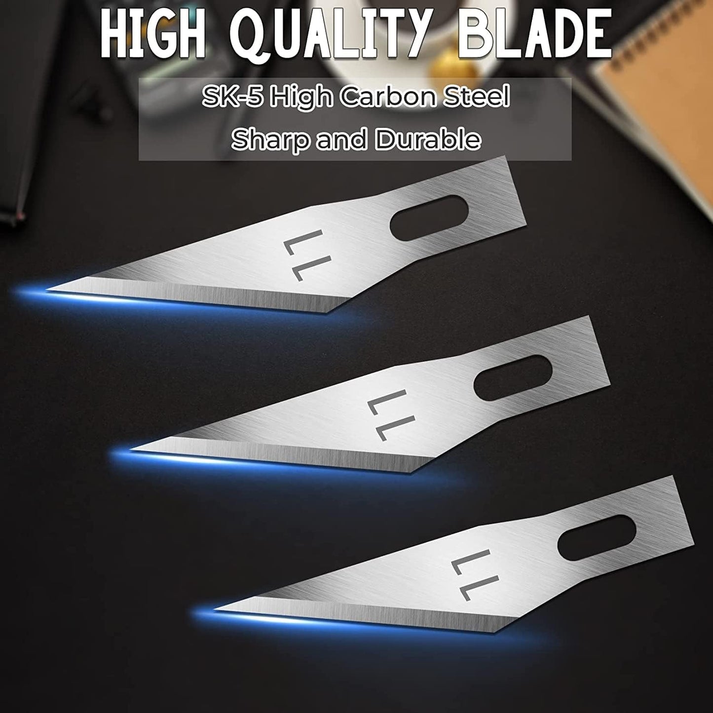 160 Pack Exacto Knife Blades 11, Craft Replacement Blades for Art, Scrapbooking, Cutting, Carving