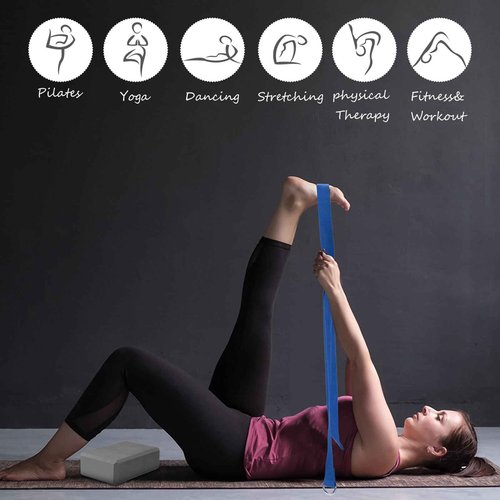 Outus 20 Pcs Yoga Blocks Bulk 9 x 6 x 3 Inch High Density Bricks to Improve Strength Flexibility Balance Soft Non Slip Gymnastic Blocks for Yoga Sports(Turquoise)