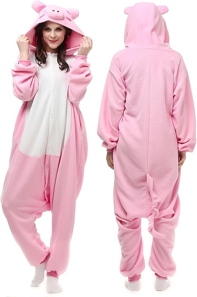 Wishliker Adult Onesie Animal Pajamas Halloween Cosplay Costumes Party Wear Blue