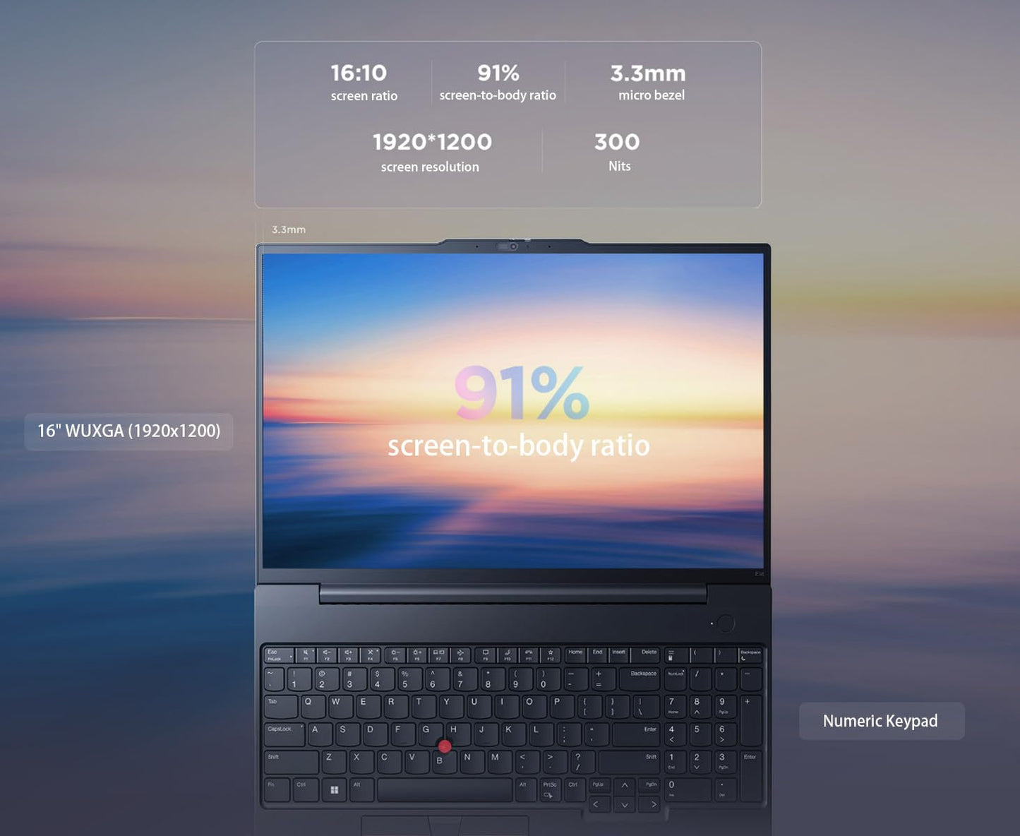 Lenovo Thinkpad E16 Business Laptop (16 Fhd+ Display, Amd Ryzen 5 7530U(> Intel I7-1165G7), 40Gb Ram, 1Tb Ssd) Fingerprint, Back