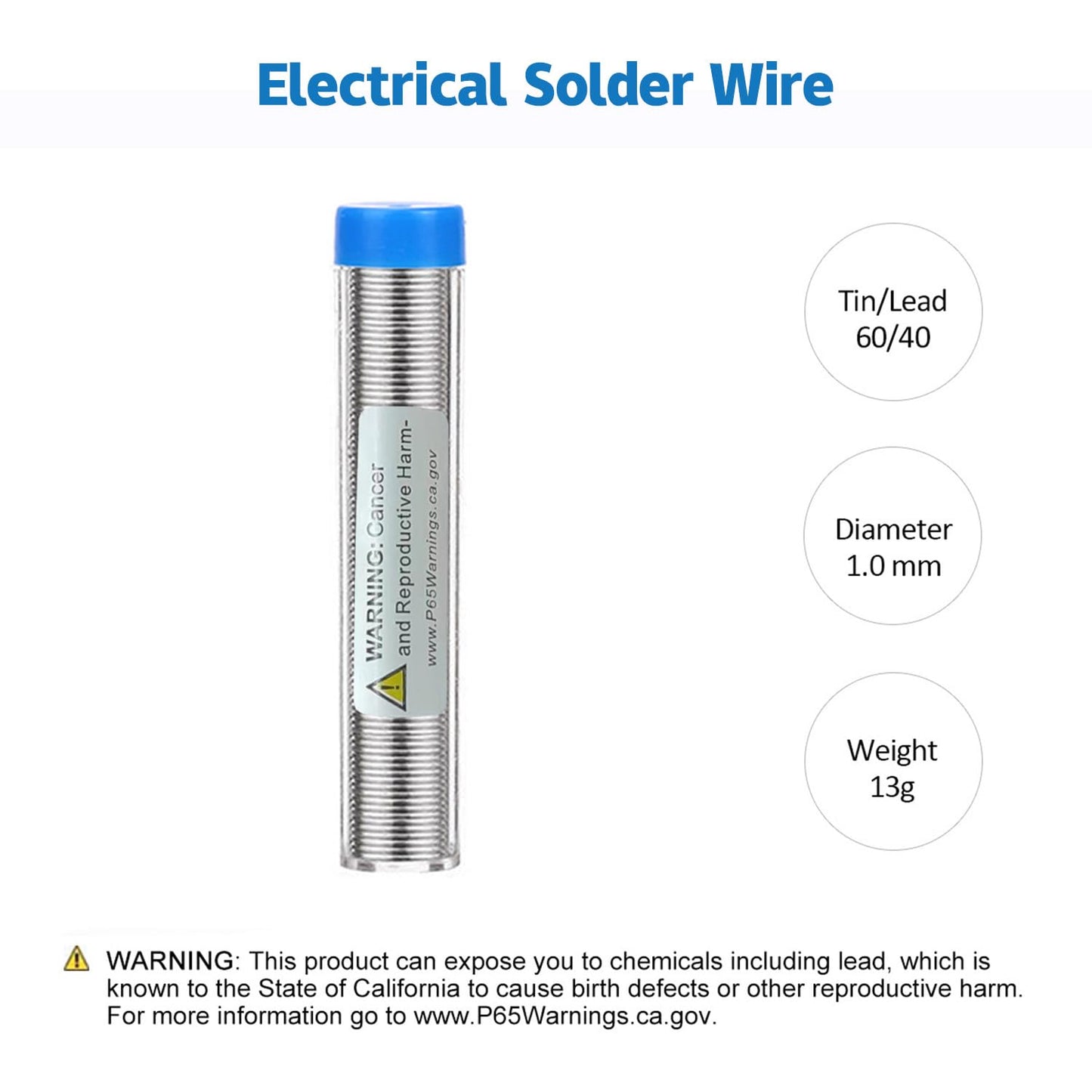 LDK Soldering Iron Kit Electric 60W 110V Adjustable Temperature Soldering Gun Welding Tools, 5pcs Replacement Tips and Solder Wire (Basic)