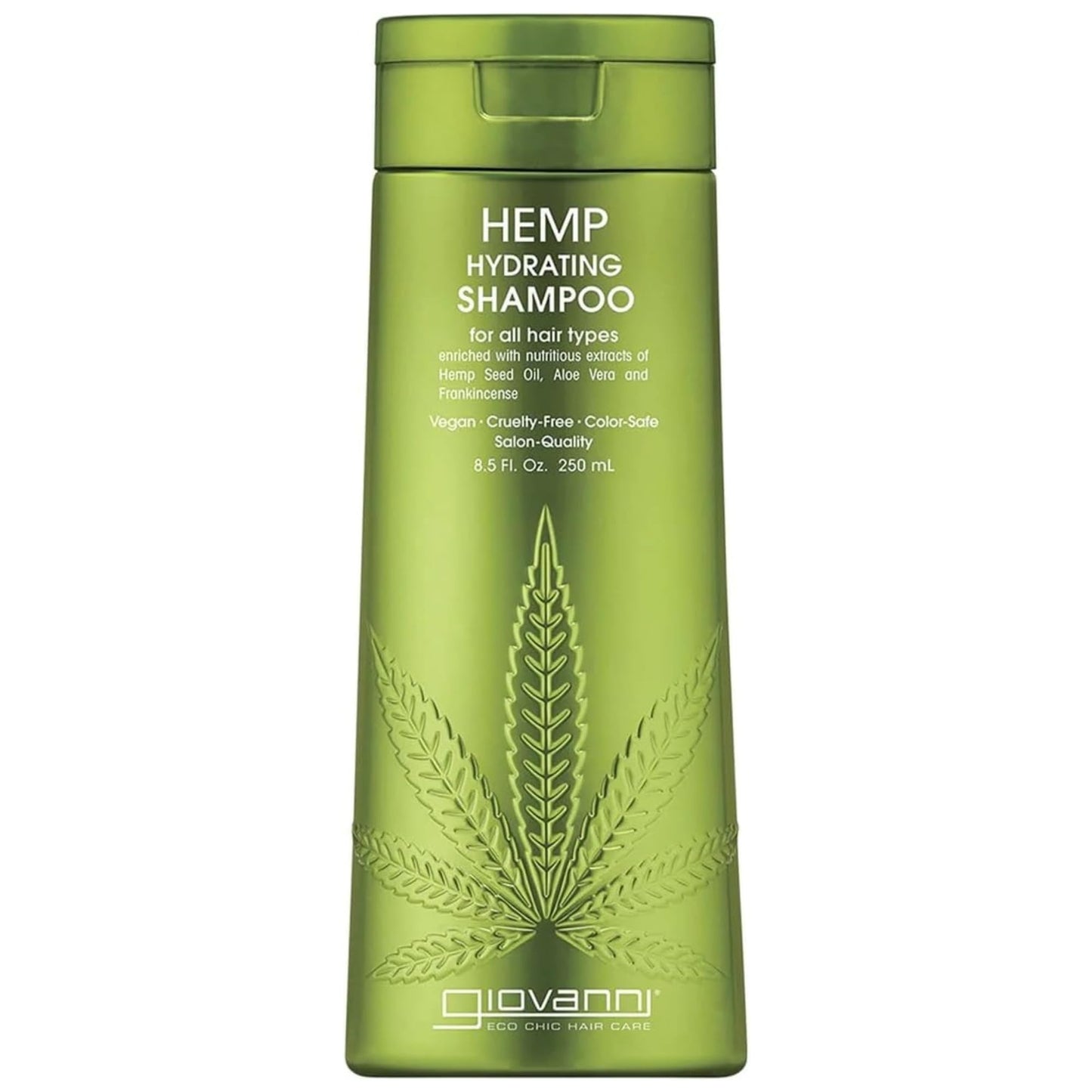 GIOVANNI Hemp Hydrating Shampoo - Natural, Hemp Seed Oil, Aloe Vera, Frankincense, Botanical Extract, Moisturize & Revitalize Da