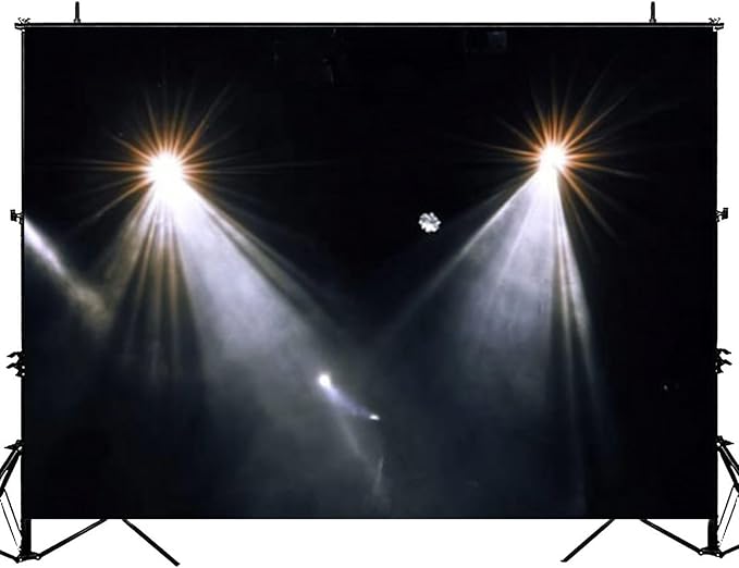 Photography Backdrop Photography Background Spotlights Stage from Various Direction for Photoshoot Portrait Photo Studio V...