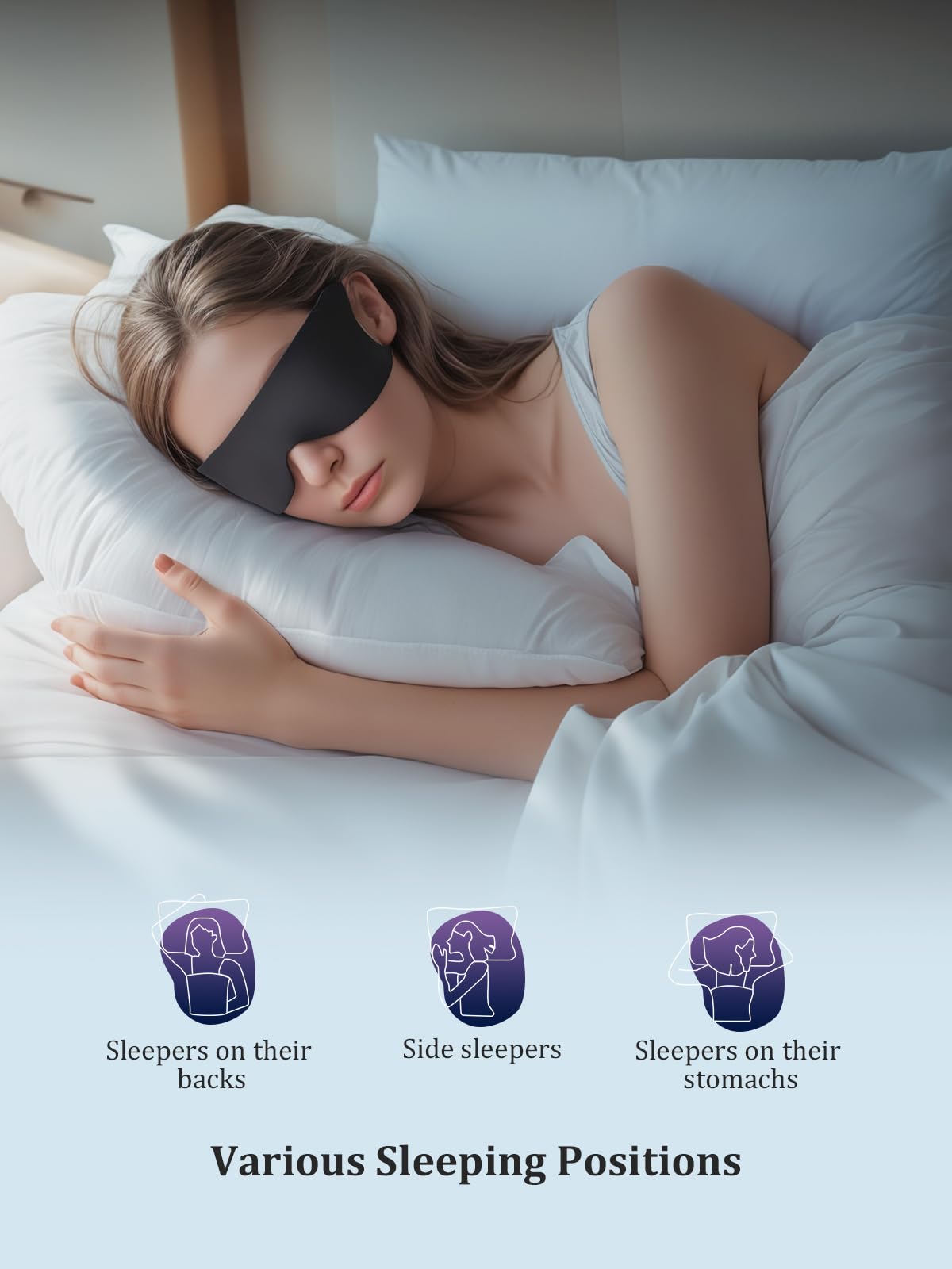 7 Pack Sleep Mask for Women,Men,Kids-Light Blocking Eye Mask and Eye Covers,Breathable Blackout Sleeping Mask,Zero Pressure for All Sleep Positions,Travel & Yoga