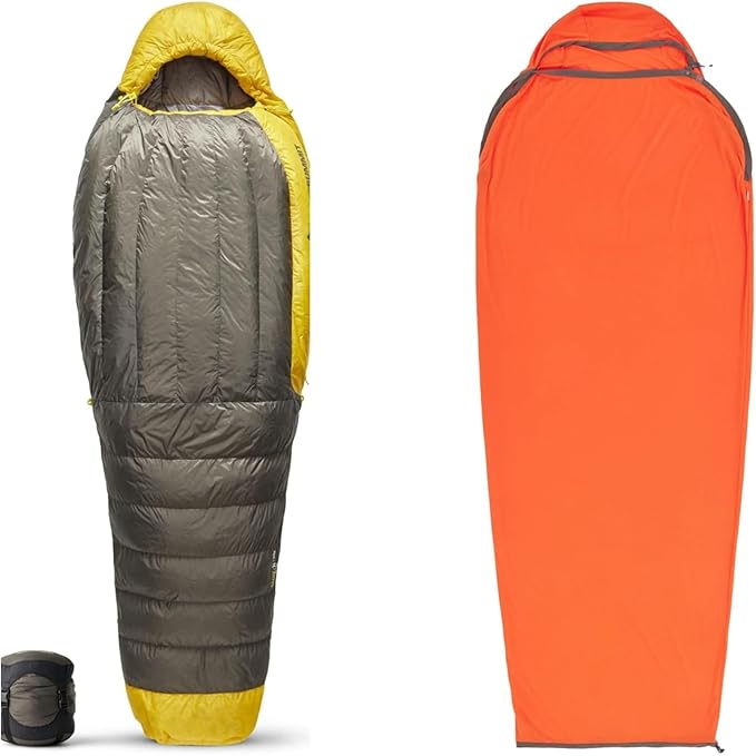Sea to Summit Sleep System: Spark Sleeping Bag and Reactor Liner