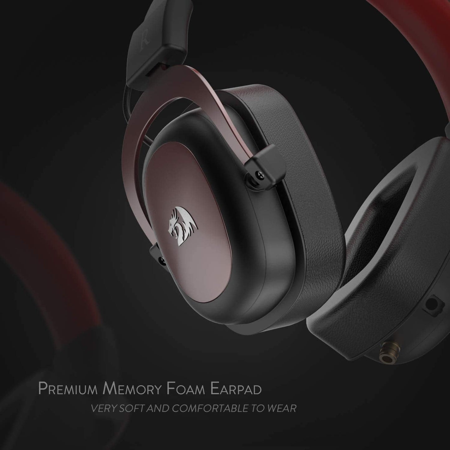 Redragon H510 Zeus Wired Gaming Headset - 7.1 Surround Sound - Memory Foam Ear Pads - 53Mm Drivers - Detachable Microphone, Work
