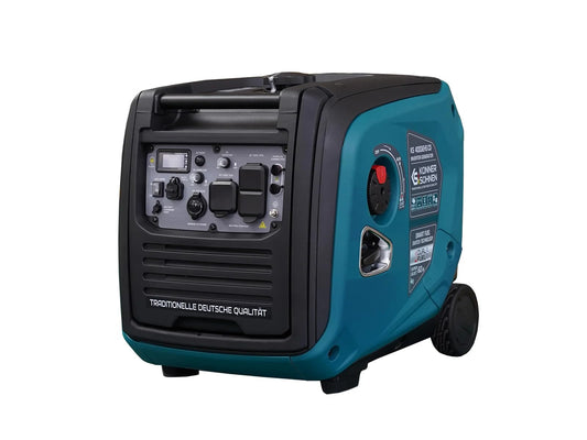 Konner&Sohnen Dual Fuel Inverter Generator - 4000 Watt, Portable and Lightweight, Super Quiet with CO Sensor, for Backup Home Use, Camping, RV, LPG/Gas Powered (German brand, model: KS 4000iEHS CO)