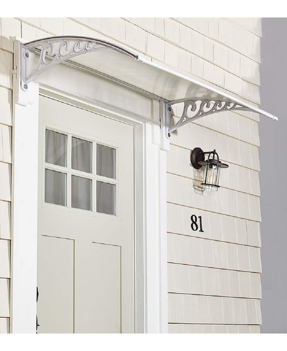 The Lakeside Collection Natural Sunlight Door Canopies - White
