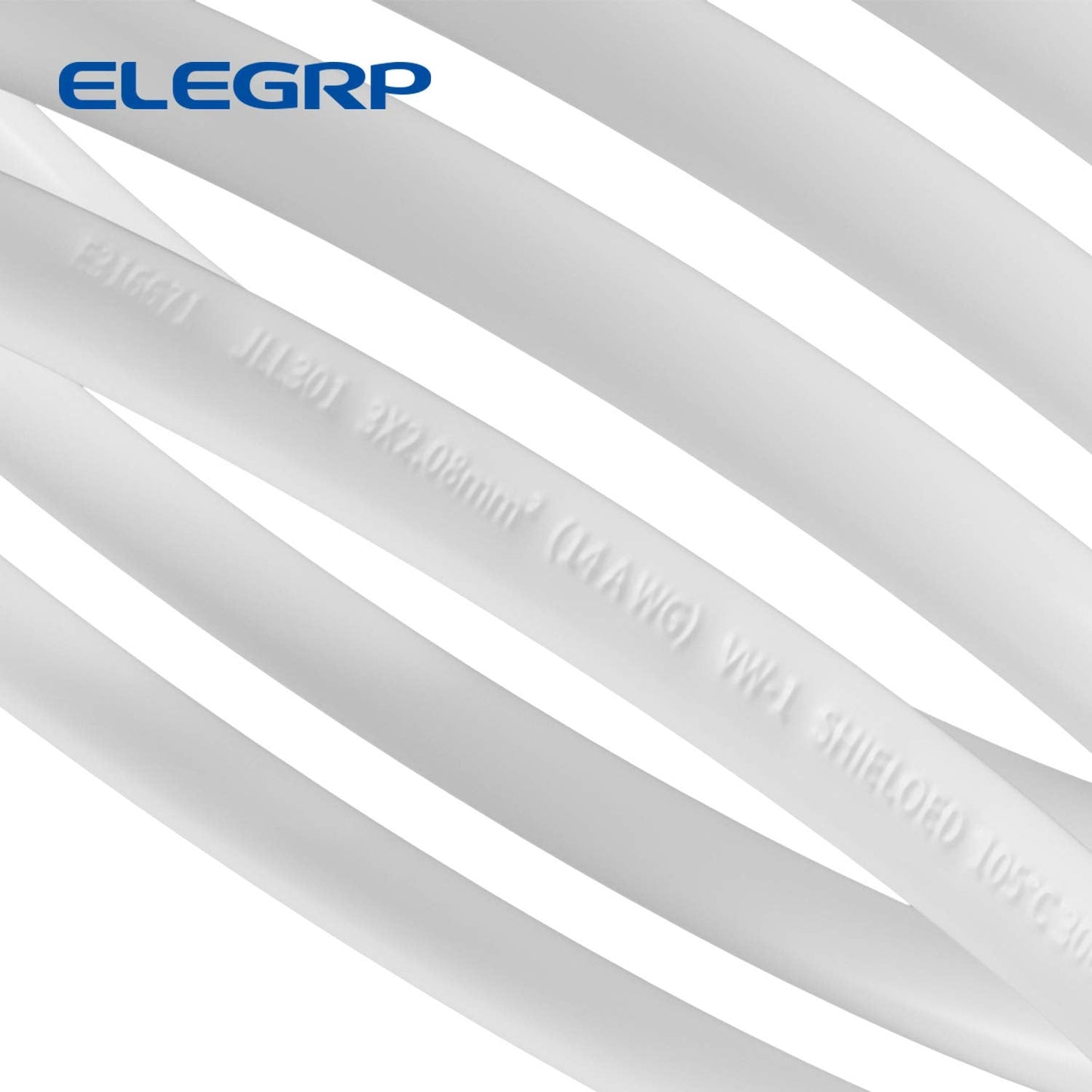 ELEGRP 0651515LY L15515 L22515 14AWG LCDI Power Cord Plug for A/C Air Conditioner, E250451 UL Certified, 7.5FT Leakage Current Detection Interrupter Replacement, 120V 15A 1800W 60Hz NEMA 5-15P, 1 Pack