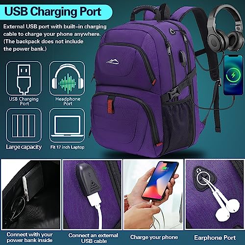 ProEtrade Travel Backpack, Extra Large Laptop Backpack School Business Anti Theft TSA Approved College Work Computer Bag F...