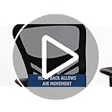 Flash Furniture Nicholas Mid-Back Swivel Desk Chair with Wheels, Mesh Back, Padded Seat, and Armrests, Adjustable Height M...