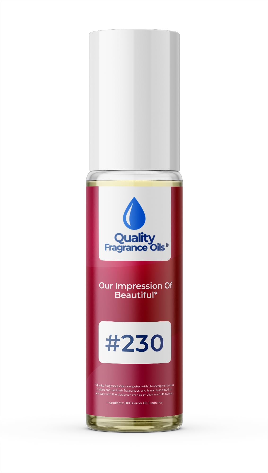 Quality Fragrance Oils' Estee L Beautiful for Women Impression #230 | Long-Lasting Perfume Oil, Alcohol-Free, Strong Scent, 10ml Roll-On | Affordable Alternative to Designer Fragrances