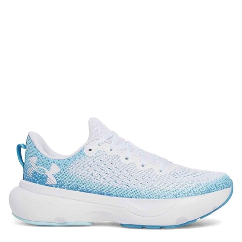 Under Armour Women's Infinite, (105) White/Ether Blue/White, 8, US
