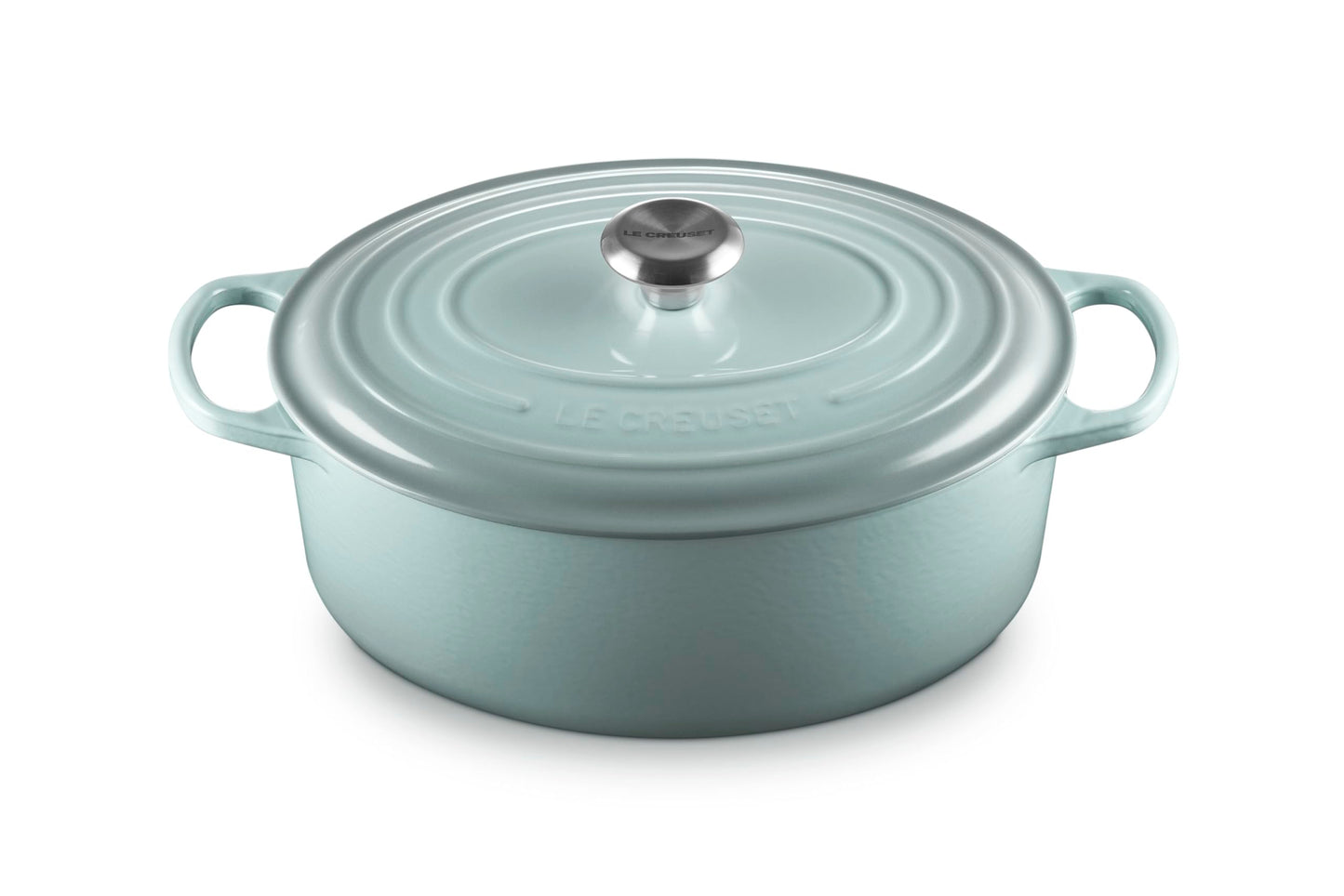 Le Creuset Enameled Cast Iron Signature, 9-Piece Cookware Set, Sea Salt