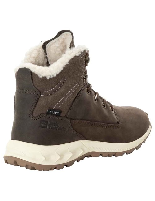 Jack Wolfskin Women's Queenstown City Texapore Mid W Hiking Shoe, Cold Coffee, 11