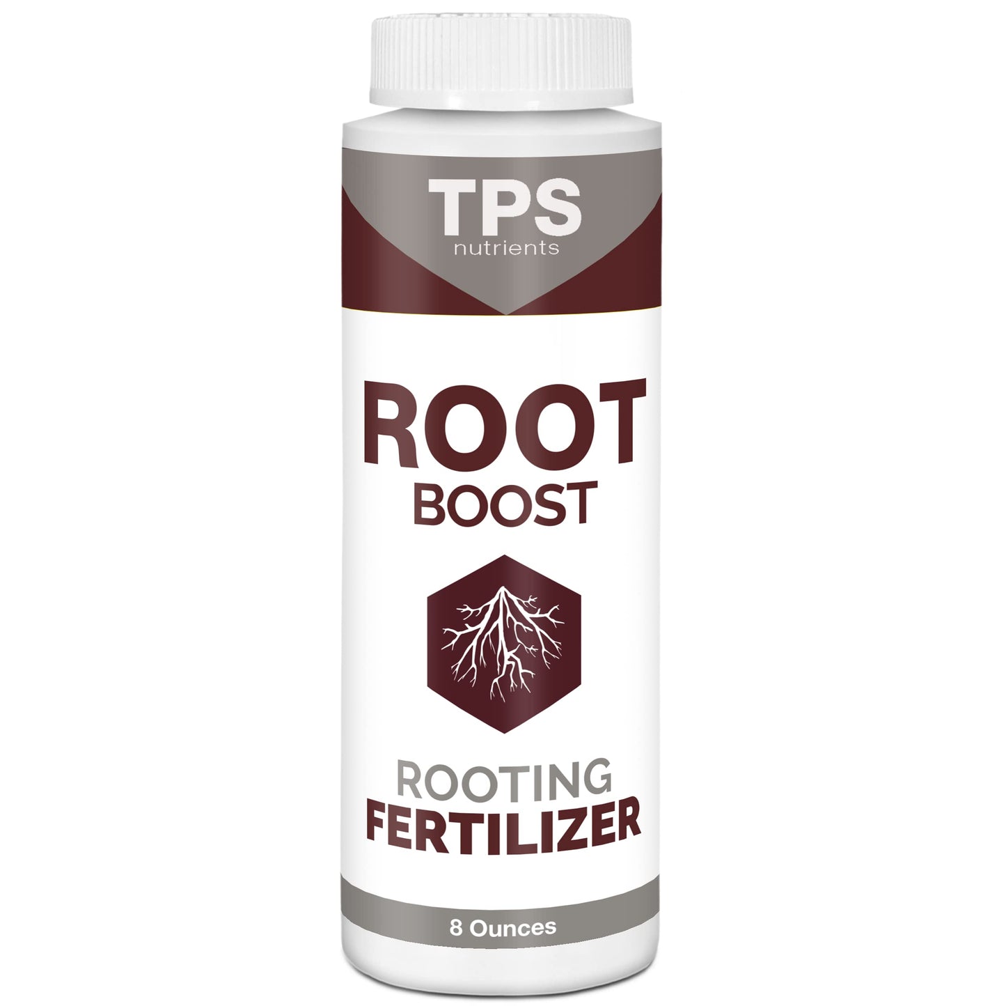 TPS NUTRIENTS Root Boost Advanced Rooting Formula for Living Soil and White Roots, Plus Microbes 1/2 Pint (8 oz)