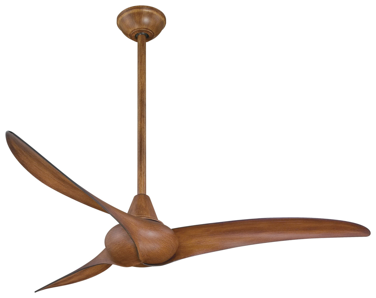 Minka-Aire 52 Wave Distressed Koa Indoor Ceiling Fan With Remote