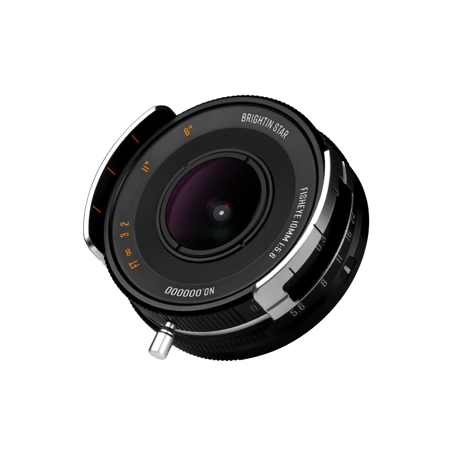 Brightin Star 10mm F5.6 Pro Fisheye Lens for Canon RF Mount, 175° Ultra-Wide Angle Manual Focus Prime APS-C Mirrorless Cameras Lens Fit for EOS RP, R, R5, R7, R6, R3, R10