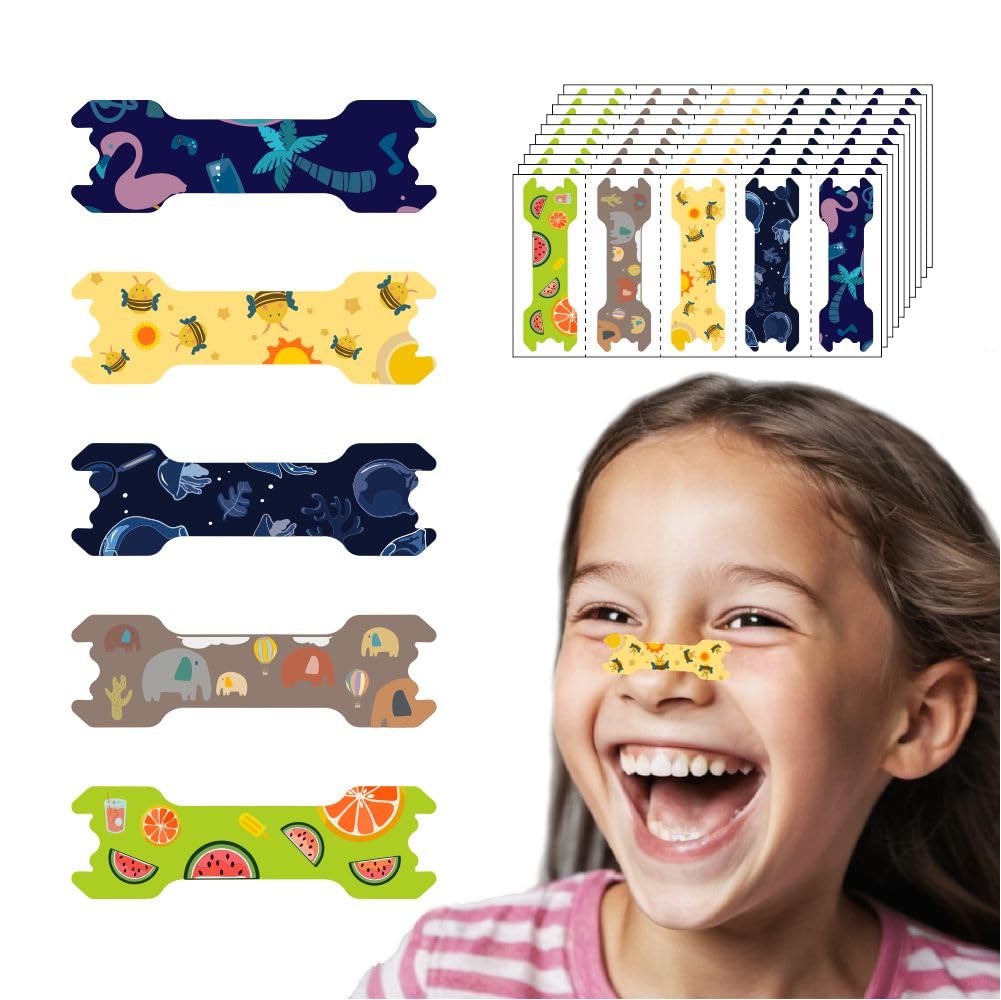 30pcs Kids Nasal Strips for Breathing,Breathing Right Strips for Kids,Nose Strips for Boys and Girls,Nasal Strips for Snoring,Anti Snoring Nose Clips (30 pcs)