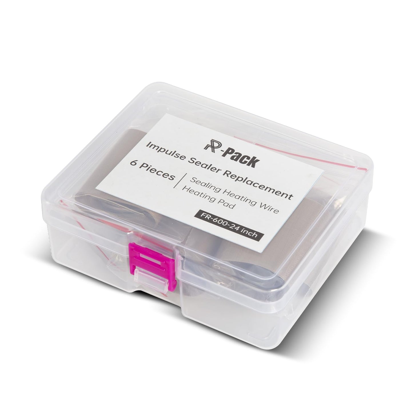R-PACK Impulse Sealer Heat Wire Element Strip - 24in Sealing Replacement Heating Wires for Sealing Machines (Sealing width : 3mm)