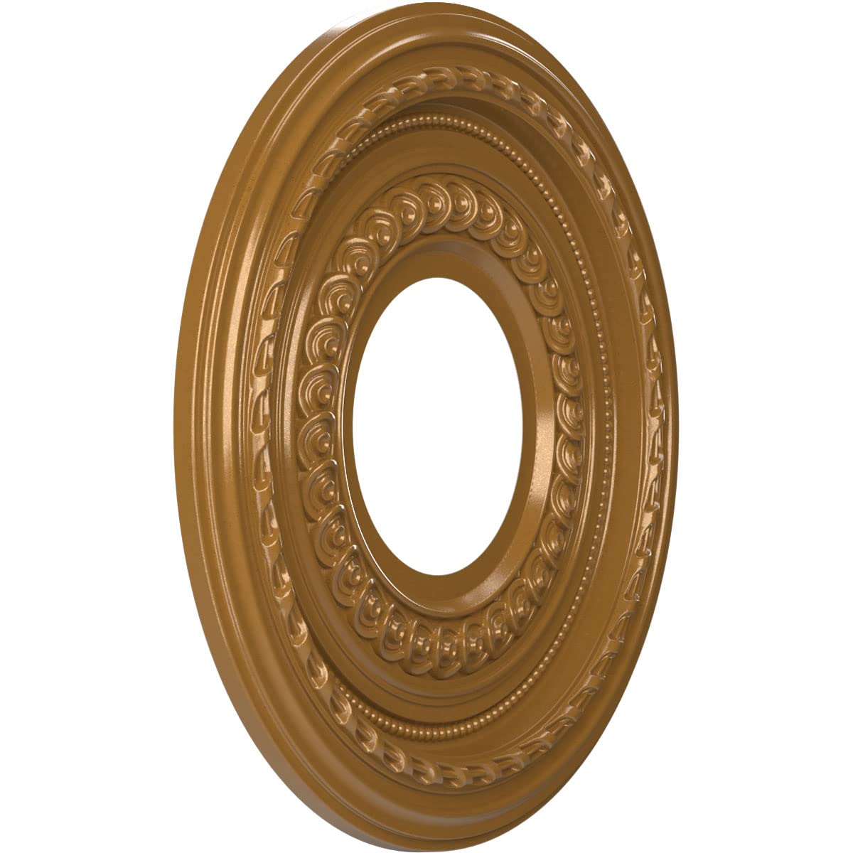 Ekena Millwork Cmp10Codvg Cole Thermoformed Pvc Ceiling Medallion (Fits Canopies Up To 4 1/4), 10Od X 3 1/2Id X 3/4P, Universal