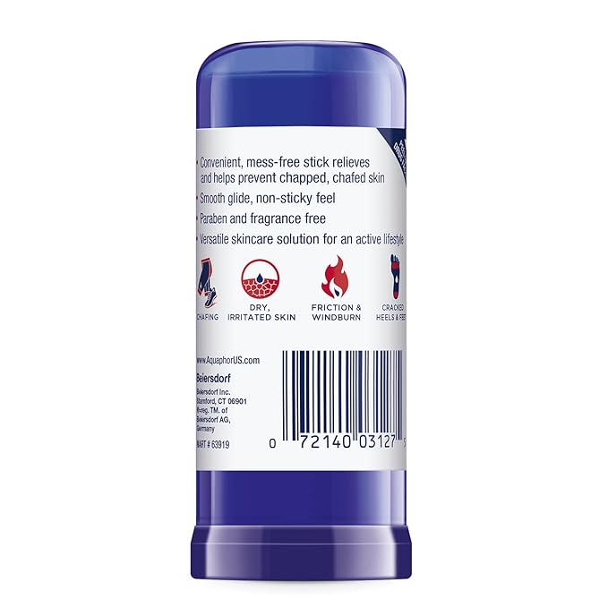 Aquaphor Healing Balm Stick, Skin Protectant with Avocado Oil and Shea Butter, Holiday Gifts for Self Care, 0.65 Oz Stick