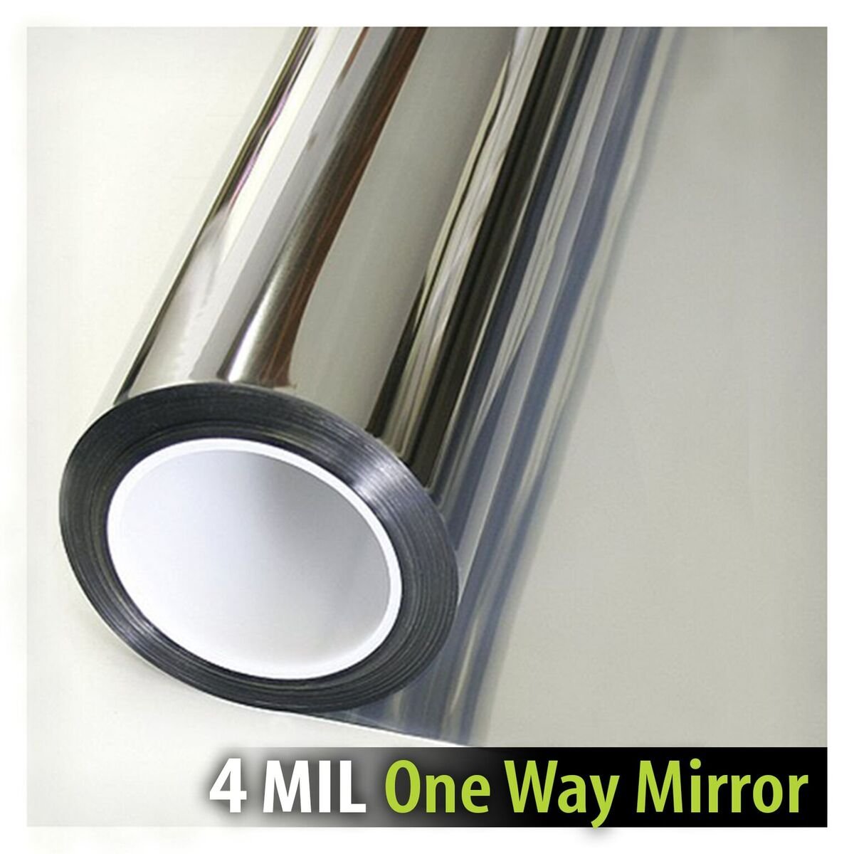 BDF S4MS15 Window Film Security and Daytime Privacy 4 Mil Mirror Silver (Dark) - 36in X 12ft
