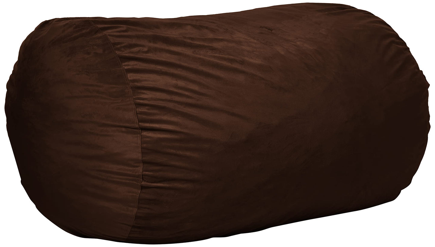 Sofa Sack Bean Bag Chair Cover, 6-Feet, Chocolate