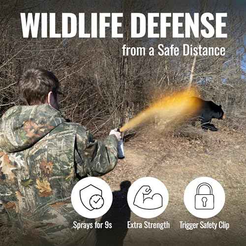 Mace Animal Repellent Sprays - Guard Alaska Bear Spray, Dog Repellent Spray, EPA Registered, Outdoor Safety, Self Defense Protection for Hiking, Camping, Animal Encounter