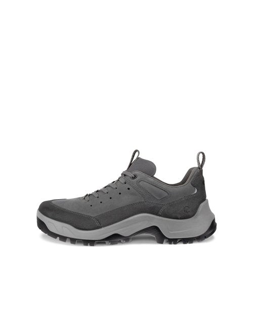ECCO Men's Offroad Cruiser Lace Up Hiking Shoe, Steel/Steel Oil Suede, 6-6.5