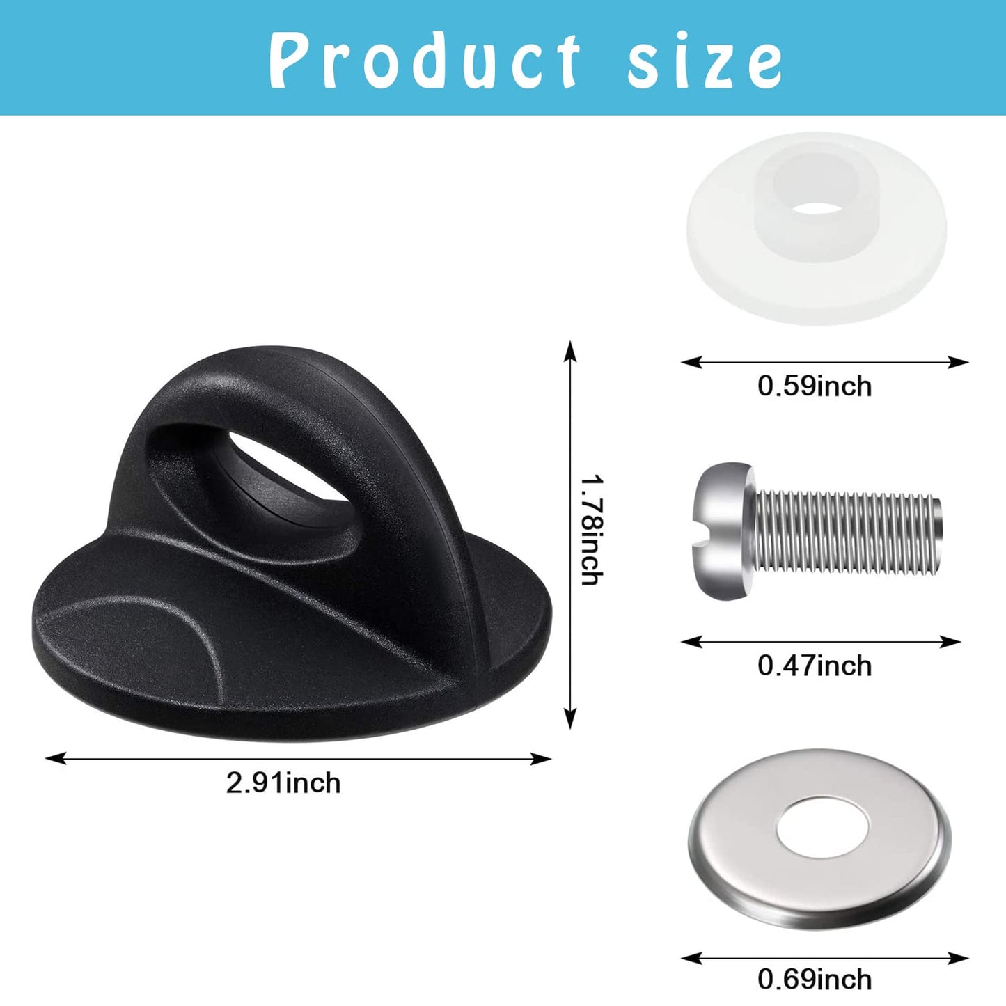 Universal Pot Lid handle Compatible with rival Crockpot Lids, Pan Lid Replacement Handle, rival crockpot replacement parts, Heat Resistant Pot Knob for Glass, Easy Grip Lid Handle (2 Pack)