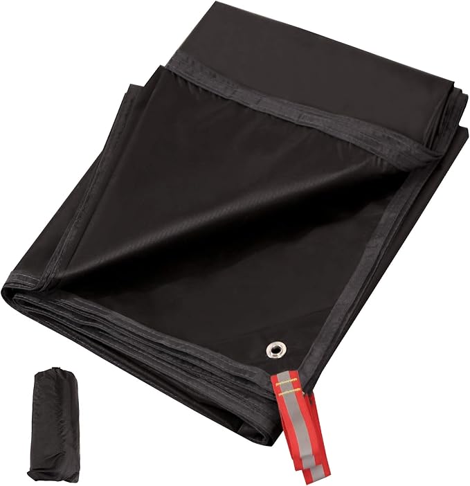 REDCAMP Ultralight Tent Footprint, PU 2000 Waterproof Camping Tent Tarp with Drawstring Carrying Bag for Ground Camping Hi...