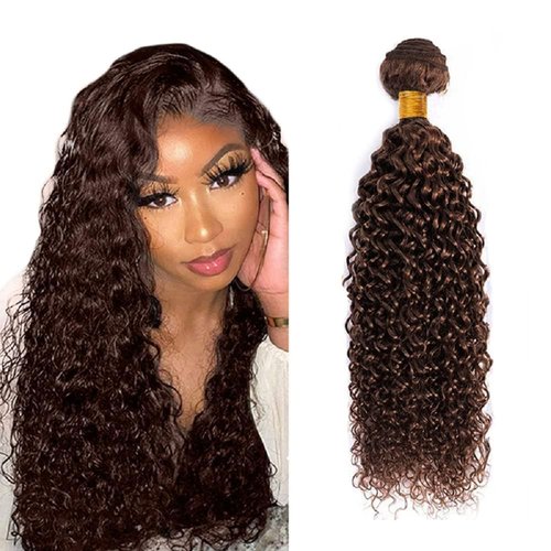 Condescension Human Hair Bundles 16 18 20 Inch Color 4 Jerry Curly Wave Human Hair Bundles Unprocessed Brazilian Virgin Hair for Black Women