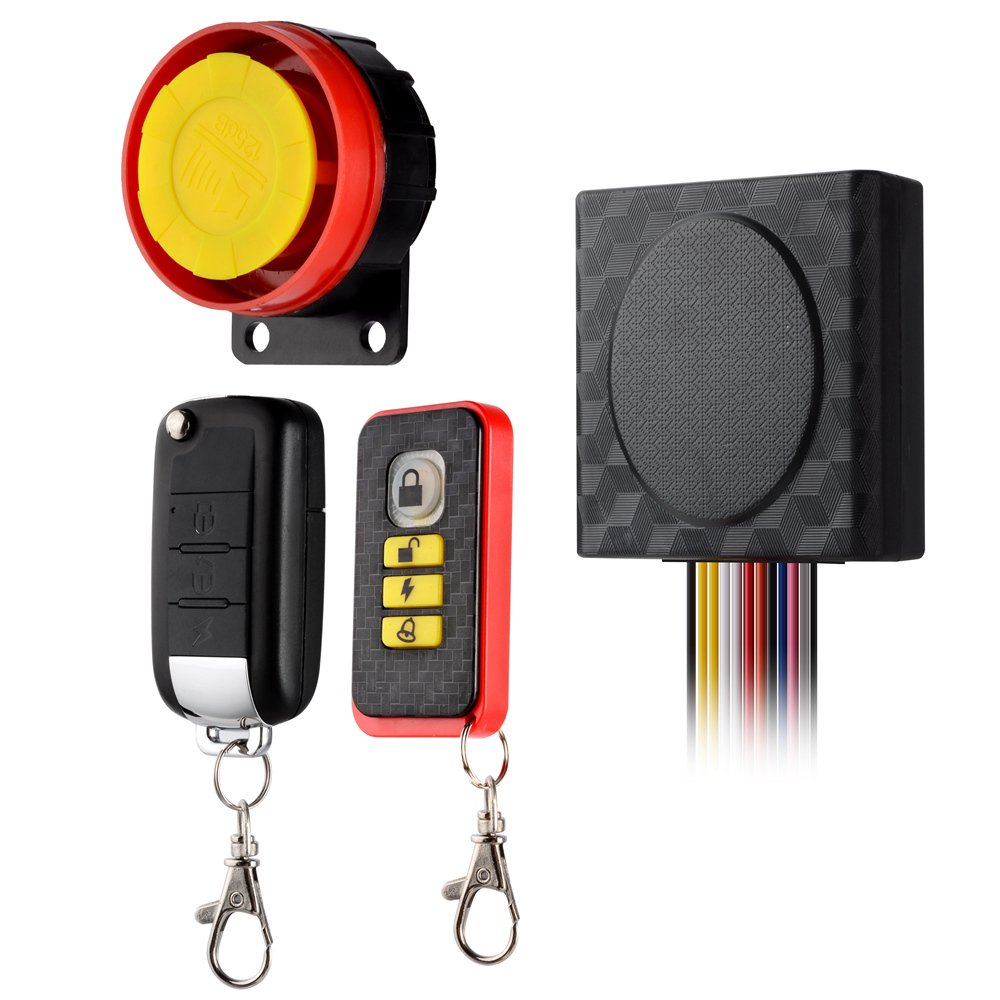 Bluefire Motorcycle Security Kit Alarm System Anti-Hijacking Cutting Off Remote Engine Start Arming Disarming