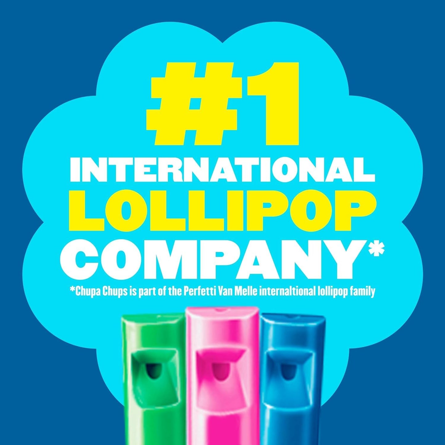 Chupa Chups Melody Pop, Assorted Flavors, Whistle Lollipops, Individually Wrapped Candy, 30 Count Showbox Case