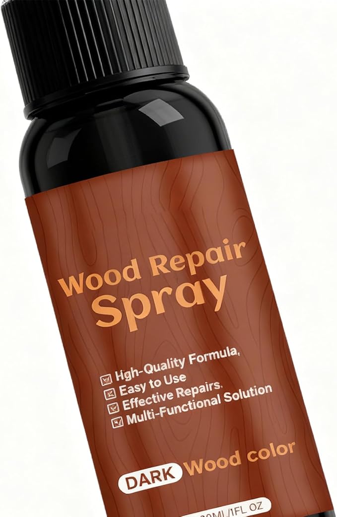Wood Furniture Polish, Easy Application, 1 Set, Desk Polish Spray, Wood Shine Restorer, Scratch And Stain Repair, For Cabinets, Carpenters, Floors